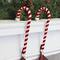 Haute Decor Velvet Candy Cane Stocking Holder, 2ct.